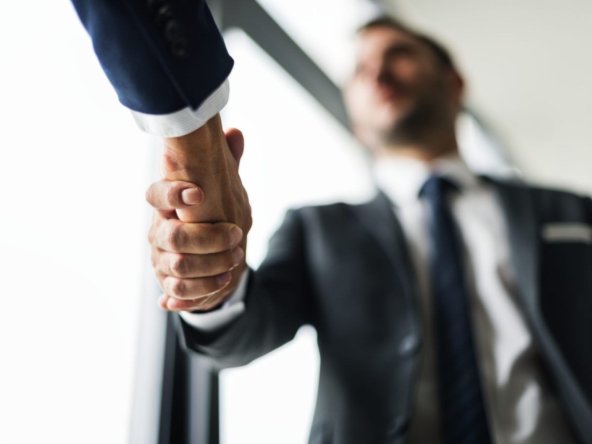 Handshake Business Men Concept